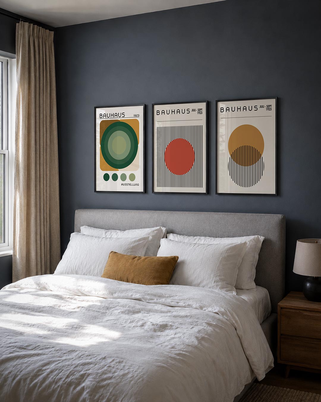 Cirkel en kleurvlakken Posterset