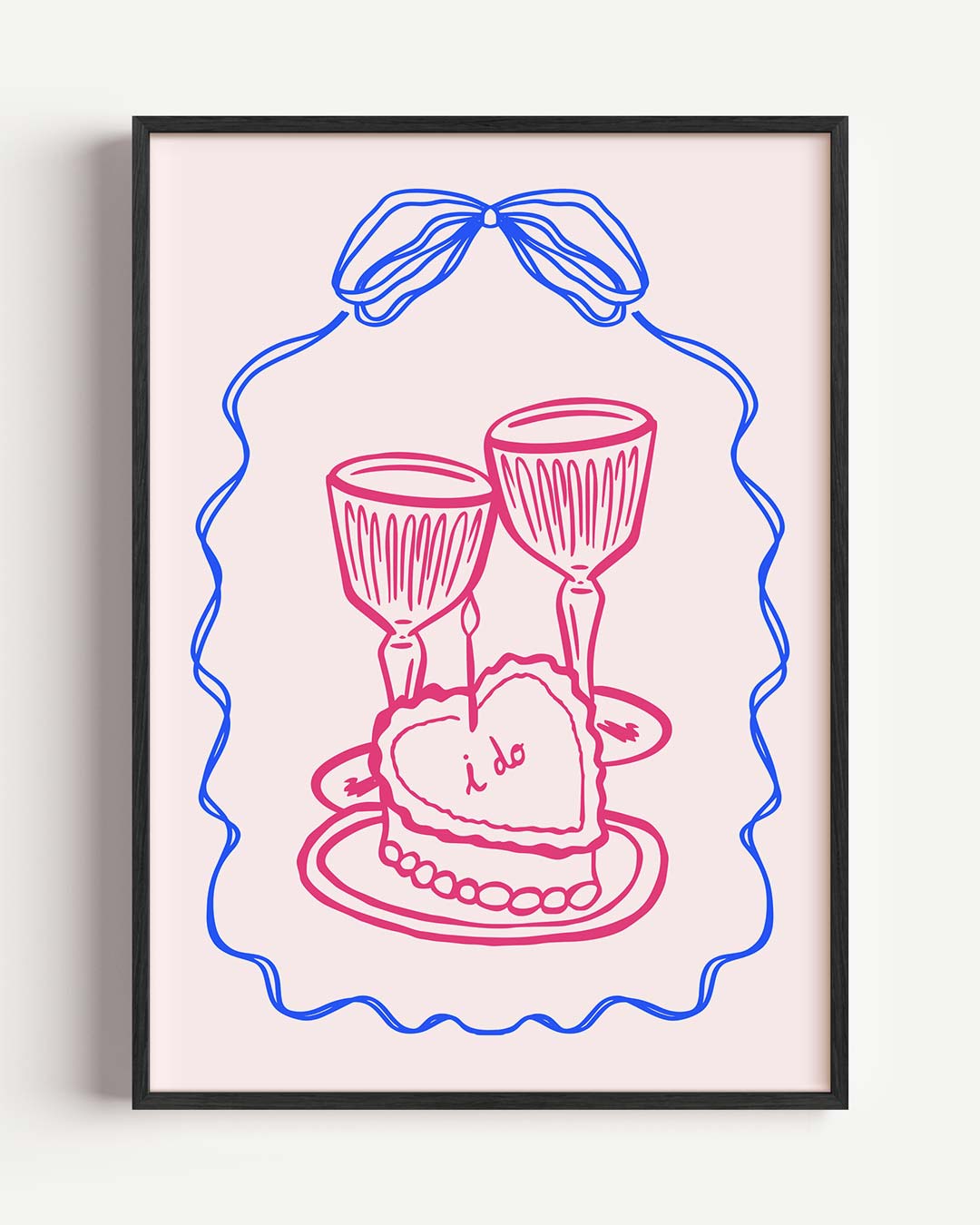 Romantische "I Do" Poster-WallArtistic