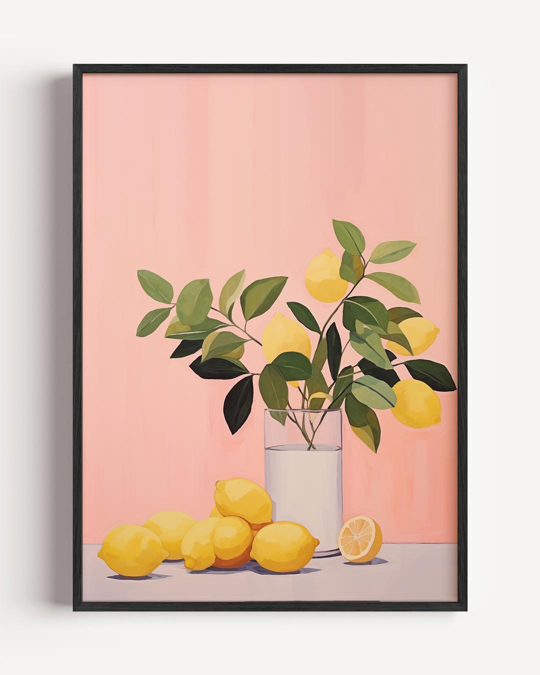 Frisse Citroenstilleven Poster-WallArtistic
