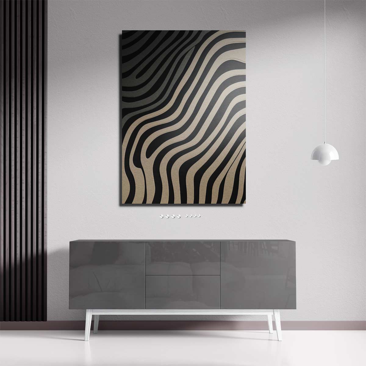 Golvend Ritme Wandkunst Kunstwerk-canvas-dibond-plexiglas-wanddecoratie-WallArtistic
