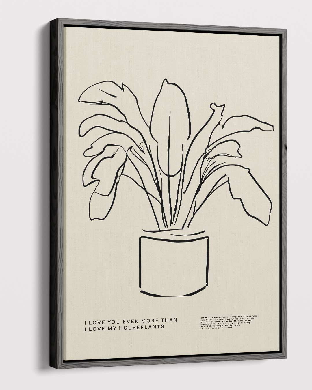 Liefde voor Kamerplanten Poster