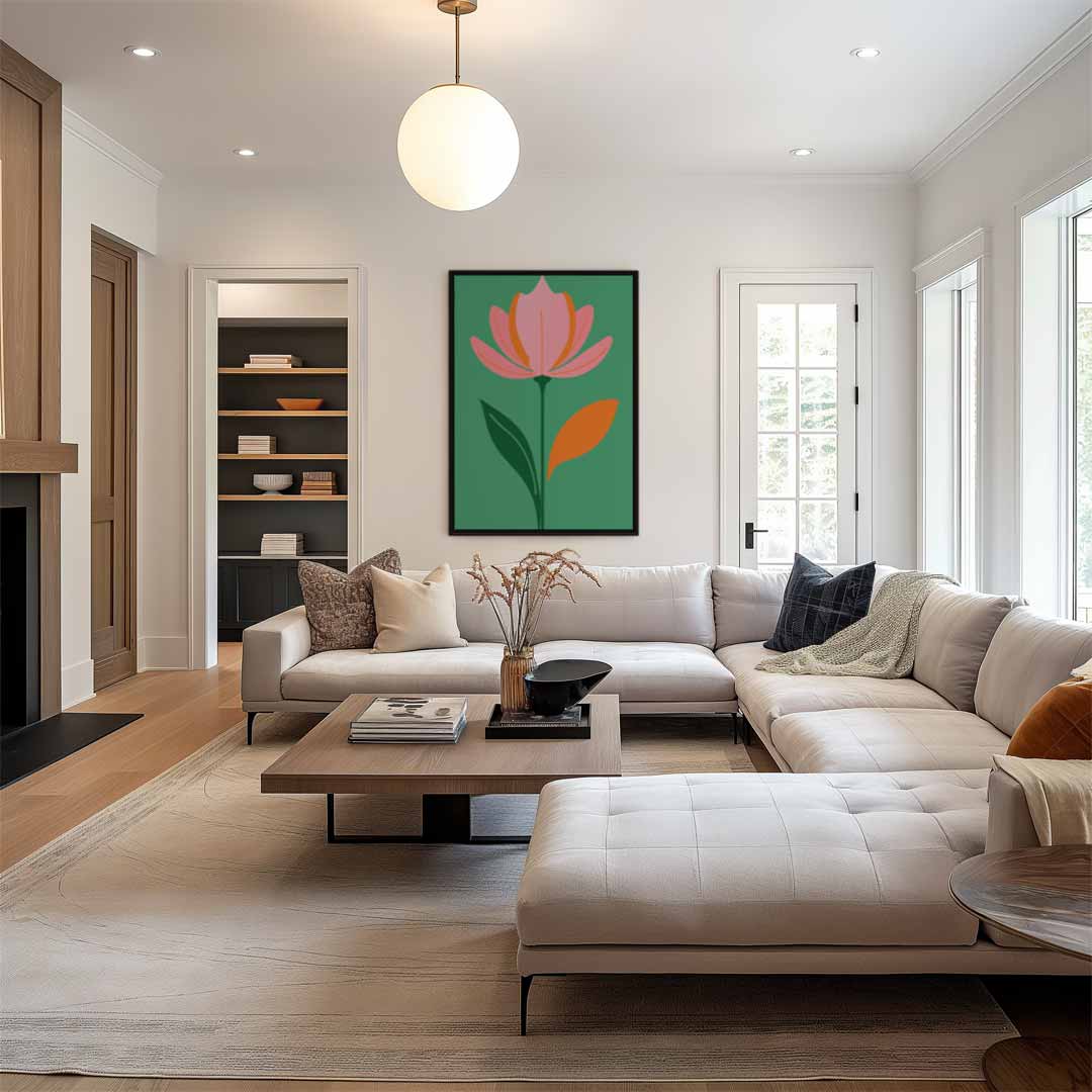 Bloeiende Tulpenpracht Kunstwerk-canvas-dibond-plexiglas-wanddecoratie-WallArtistic