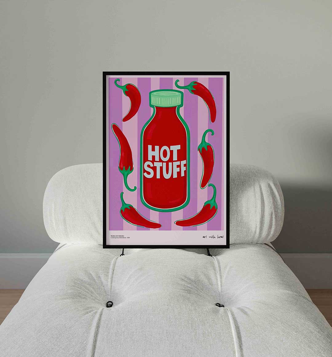 Hot stuff fles Poster