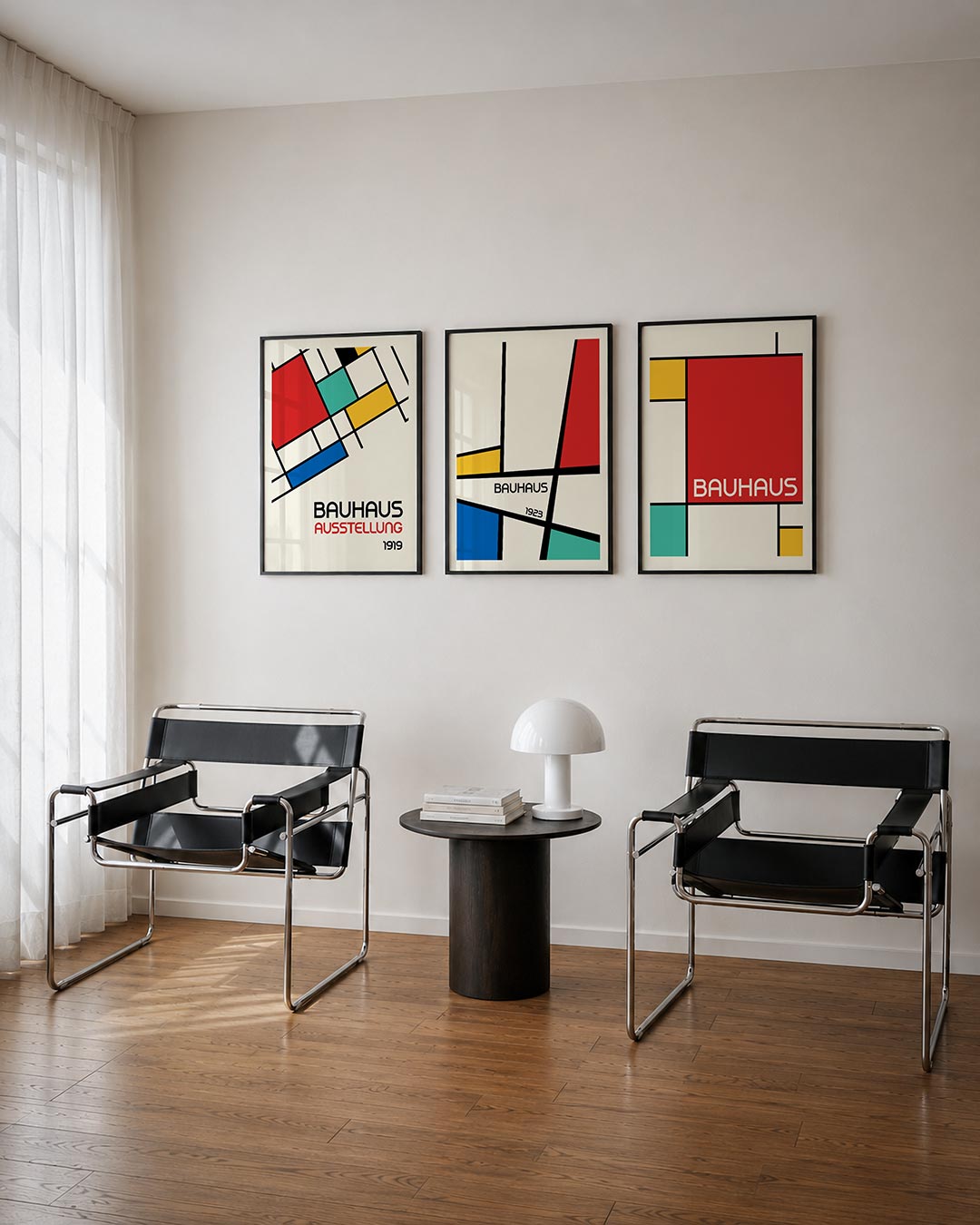 Kleurvlakken en lijnen Posterset