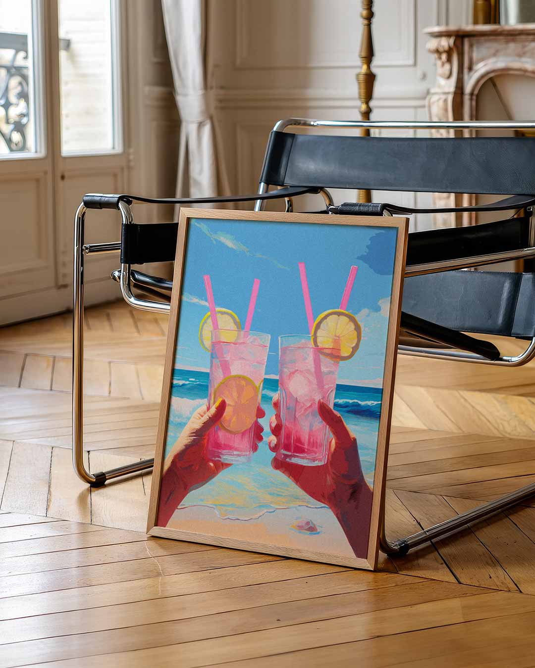 Zomerse Strandcocktail Poster-WallArtistic