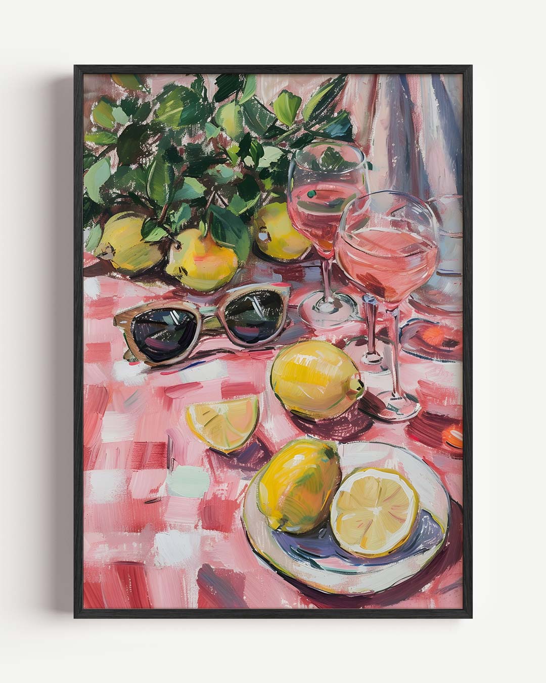 Zomerse Picknick Tafereel Poster-WallArtistic