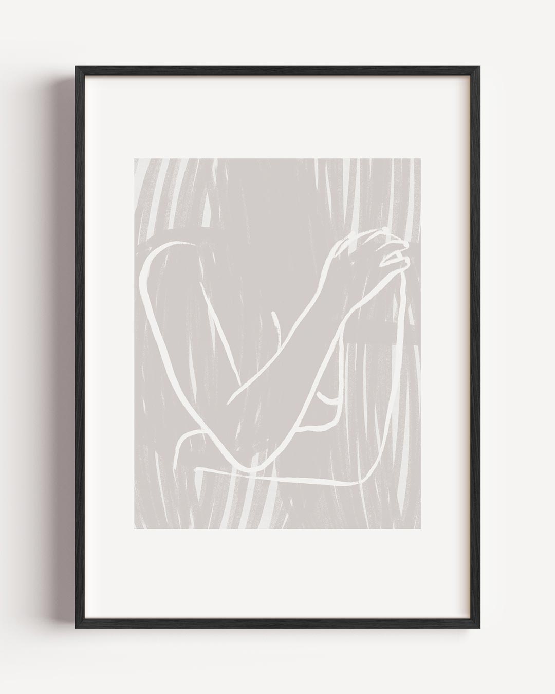 Minimalistische Lichaamskunst Poster-WallArtistic