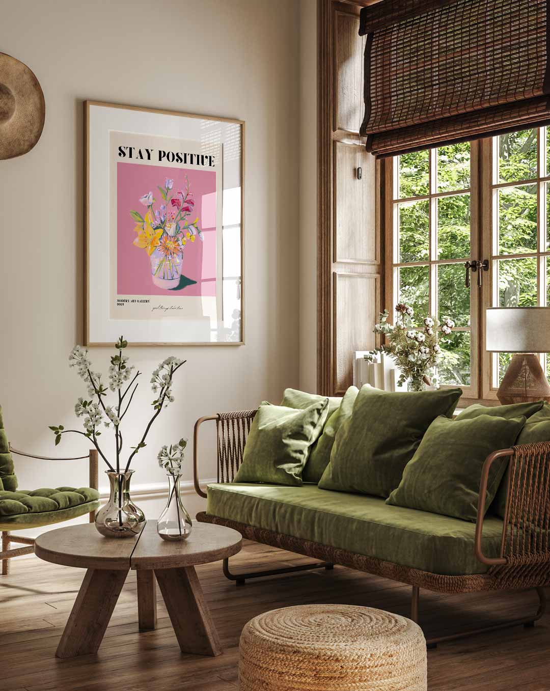 Inspirerende Bloemenpracht Poster