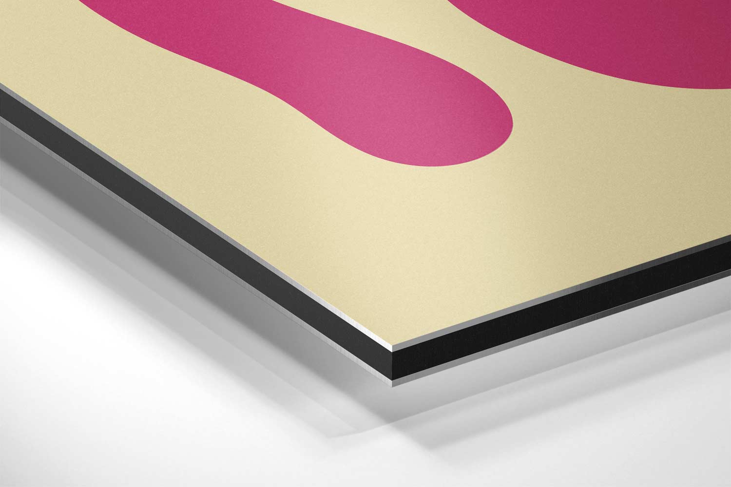 Abstracte Vaas met Organische Vormen Kunstwerk-canvas-dibond-plexiglas-wanddecoratie-WallArtistic