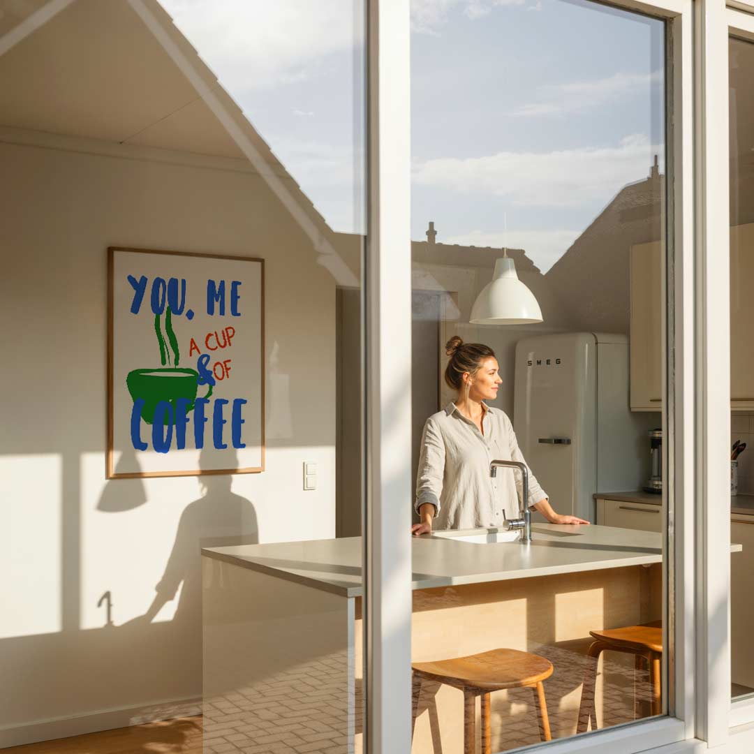 Koffiemoment Poster-WallArtistic