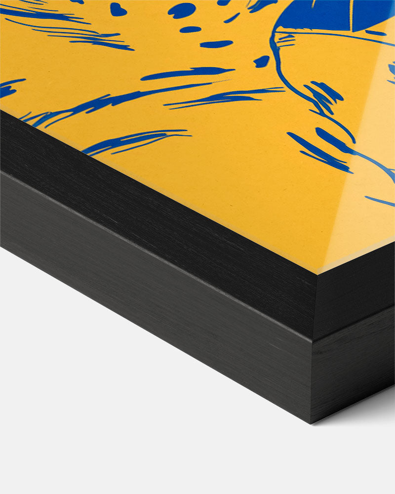 Elegante Luipaard Liefde Poster-WallArtistic