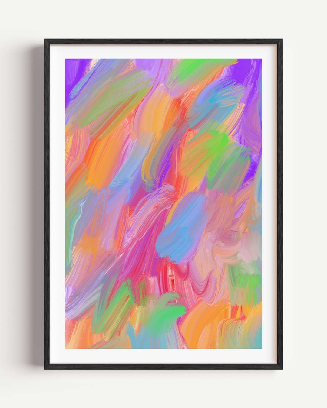 Kleurrijk Abstract Schilderij Poster-WallArtistic