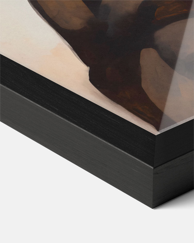 Abstracte Stijlvolle Vrouwelijke Portretposter-WallArtistic