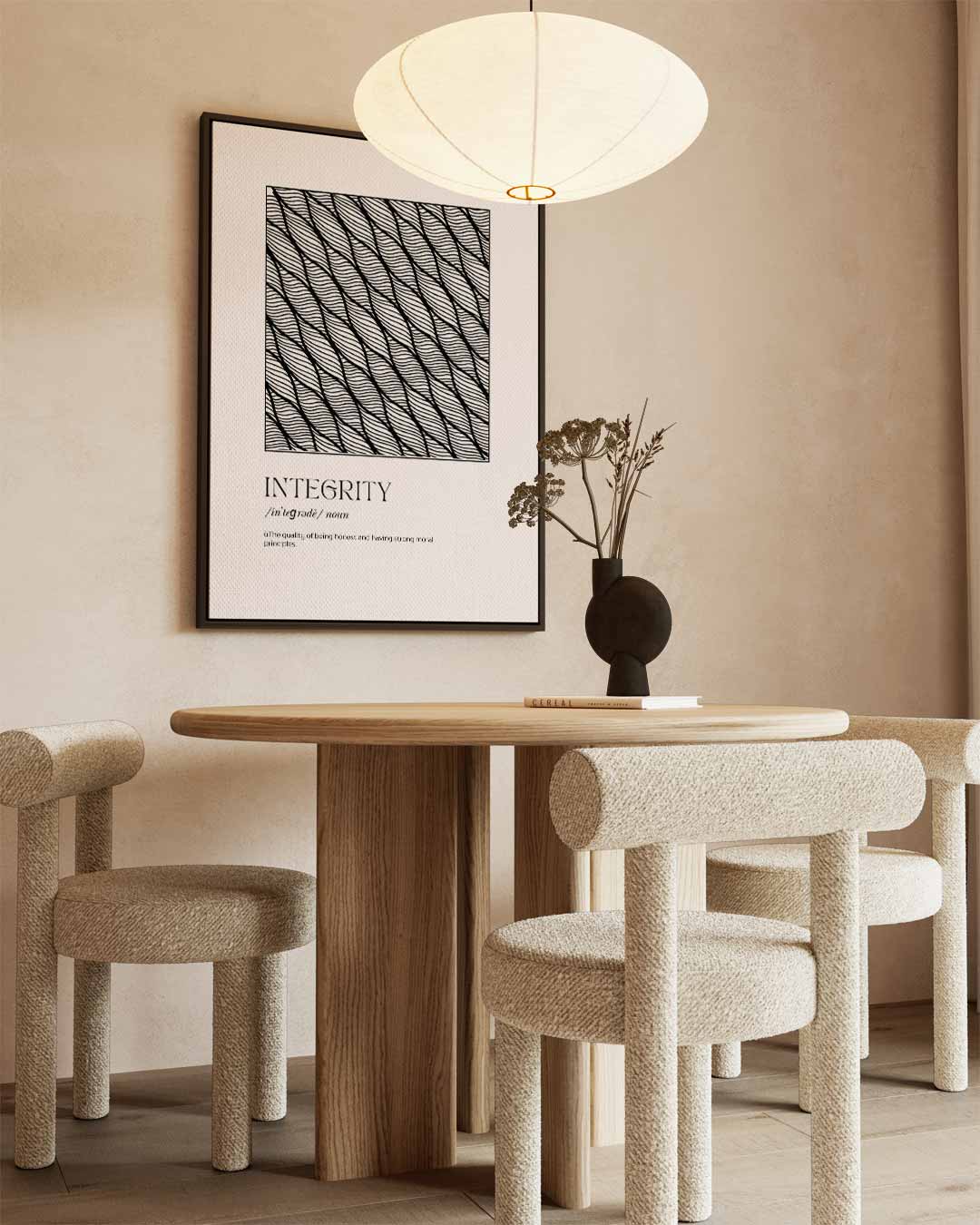 Geometrische Integriteit Wandkunst Kunstwerk-canvas-dibond-plexiglas-wanddecoratie-WallArtistic