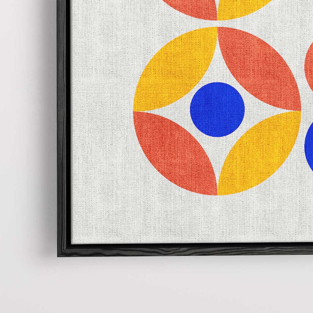 Bauhaus Geometrische Poster Kunstwerk-canvas-dibond-plexiglas-wanddecoratie-WallArtistic