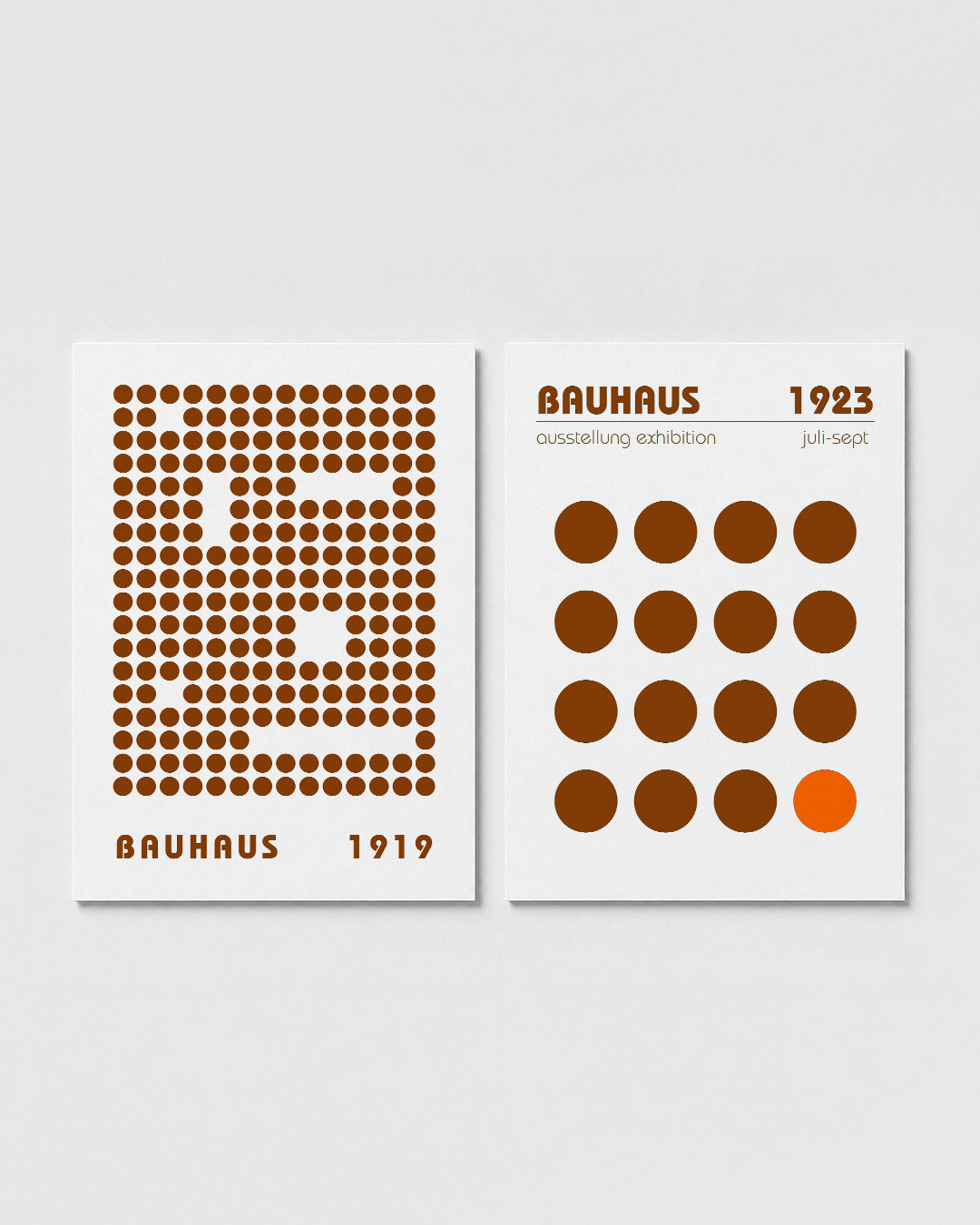 Puntpatroon en tekst Posterset