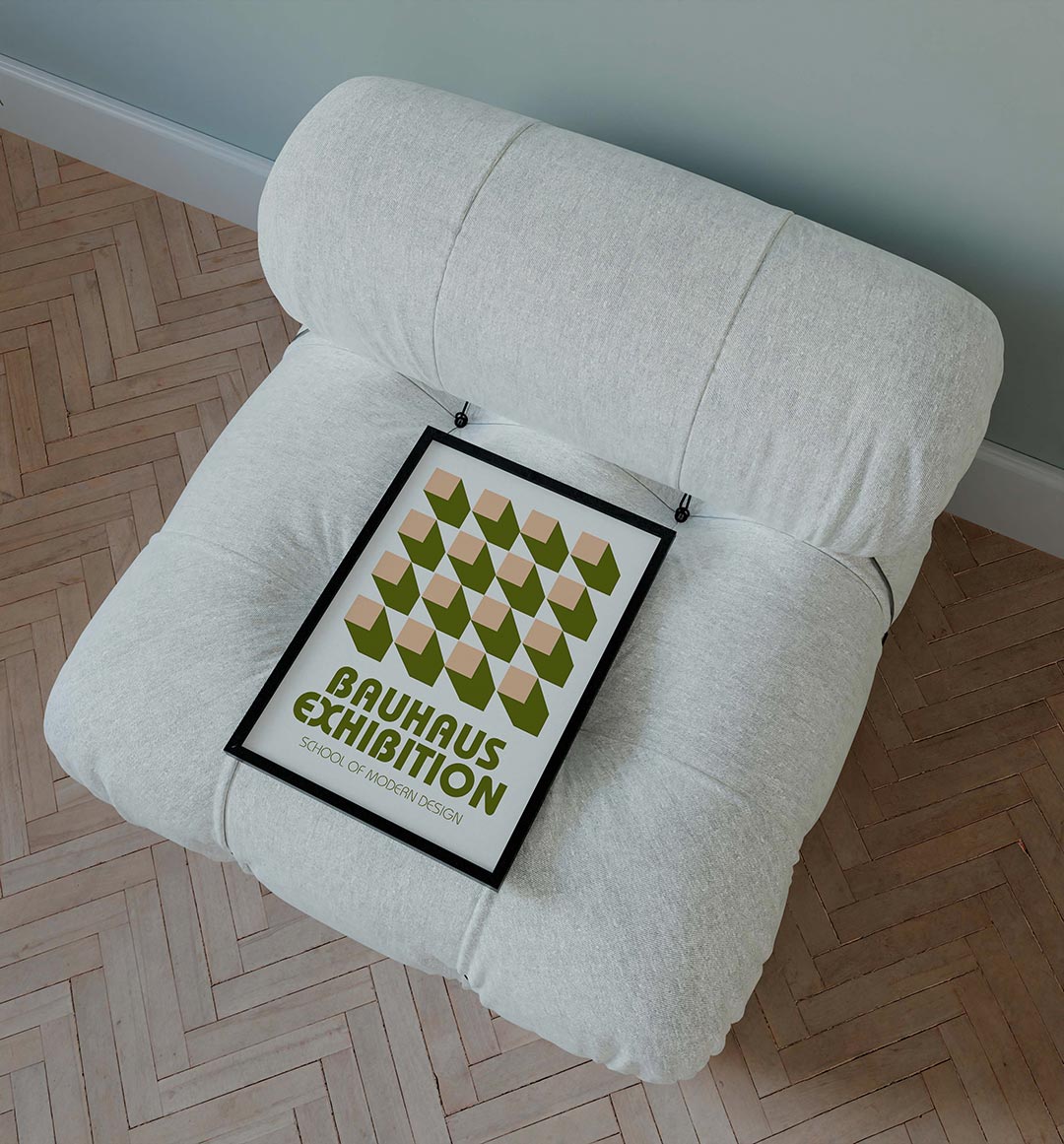 Vormritme en schaduw Poster
