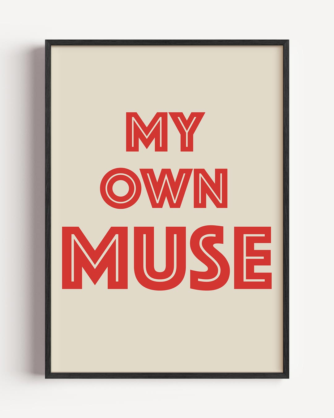My Own Muse Poster-WallArtistic