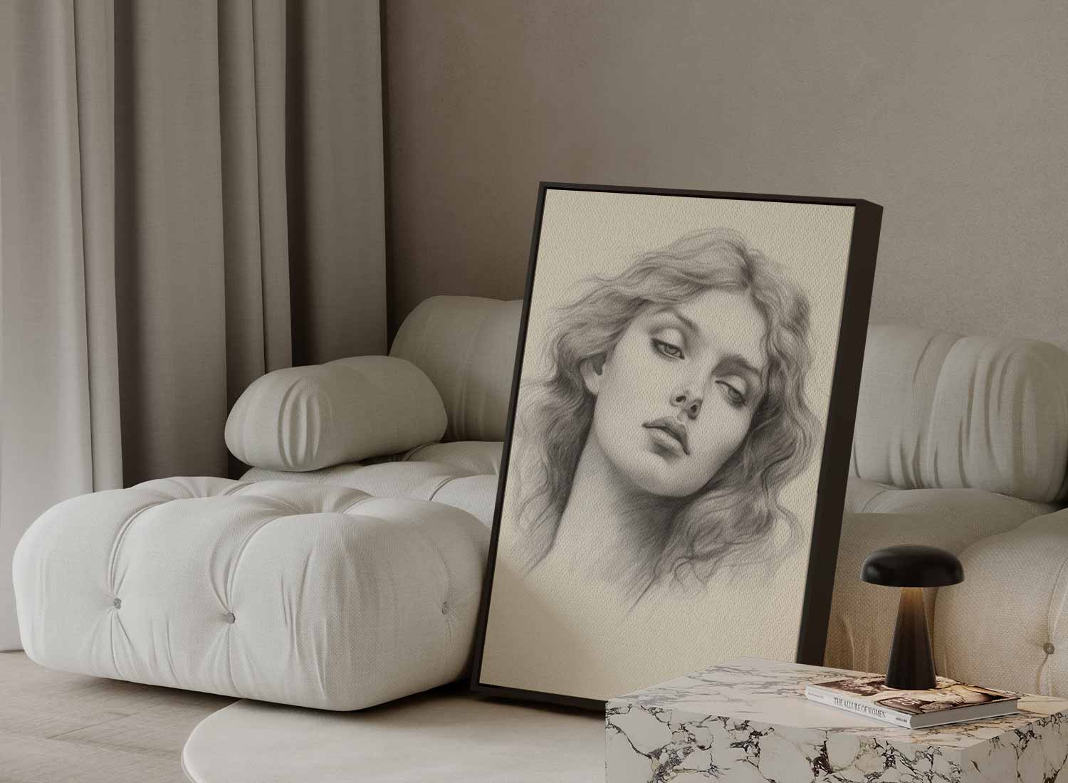Dromerige Sfeer Kunstwerk-canvas-dibond-plexiglas-wanddecoratie-WallArtistic
