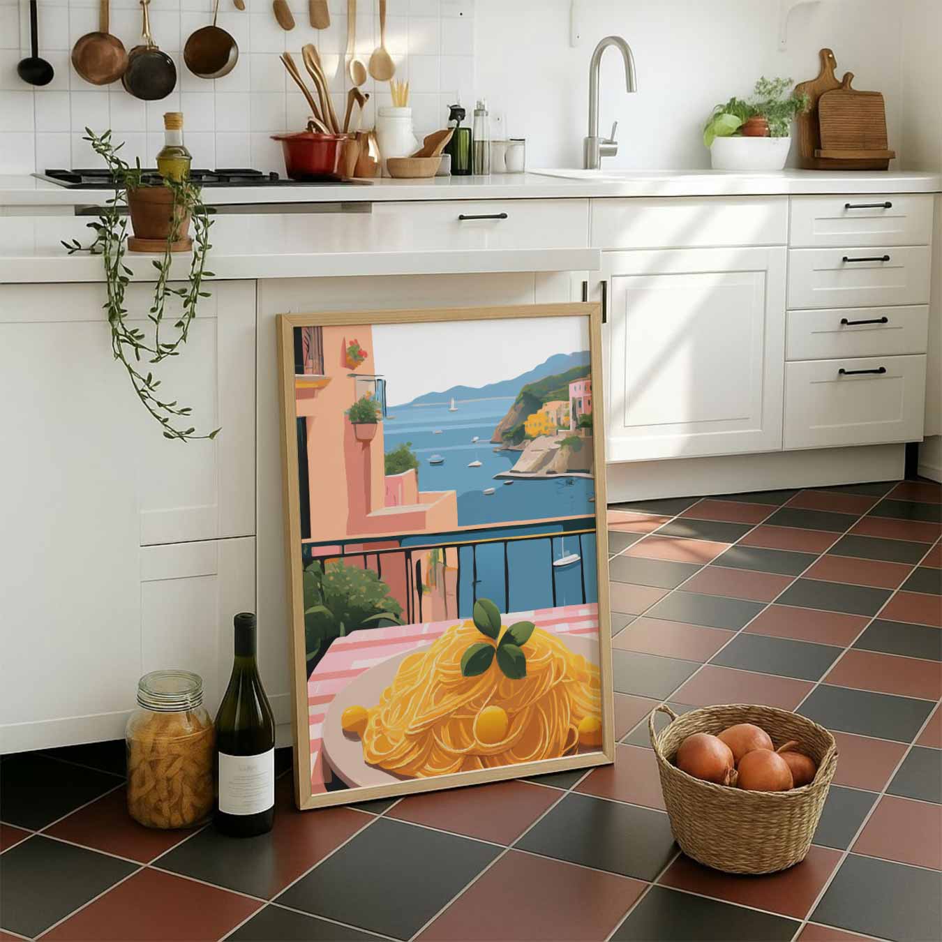 Zomer in Italië Poster-WallArtistic