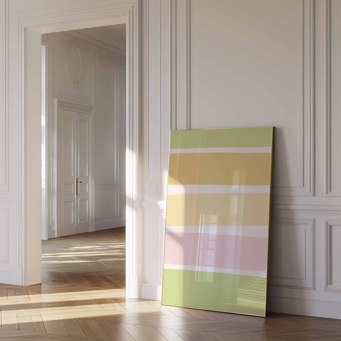 Zachte Strepen Poster-WallArtistic