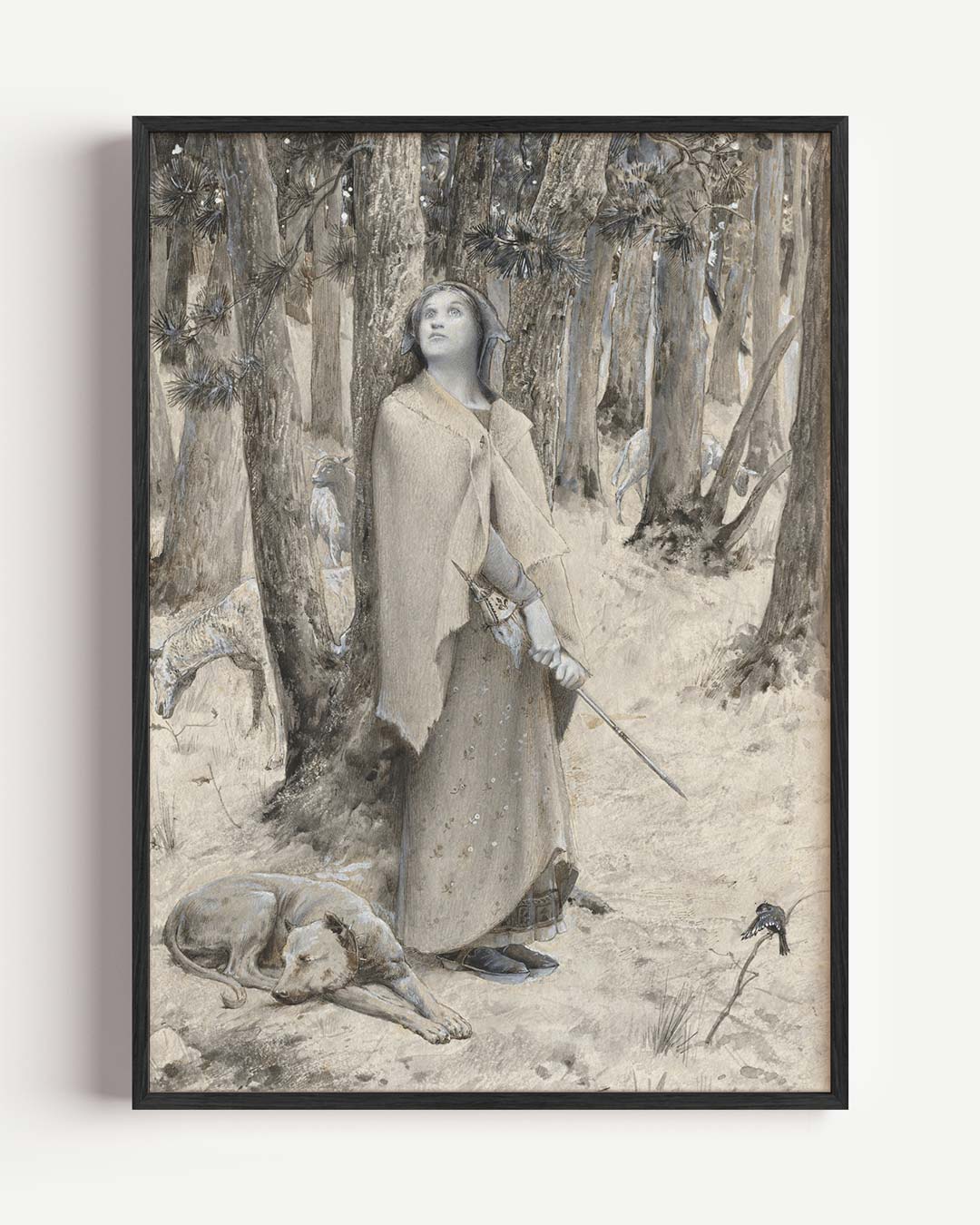 Mystieke Boswandeling Poster-WallArtistic