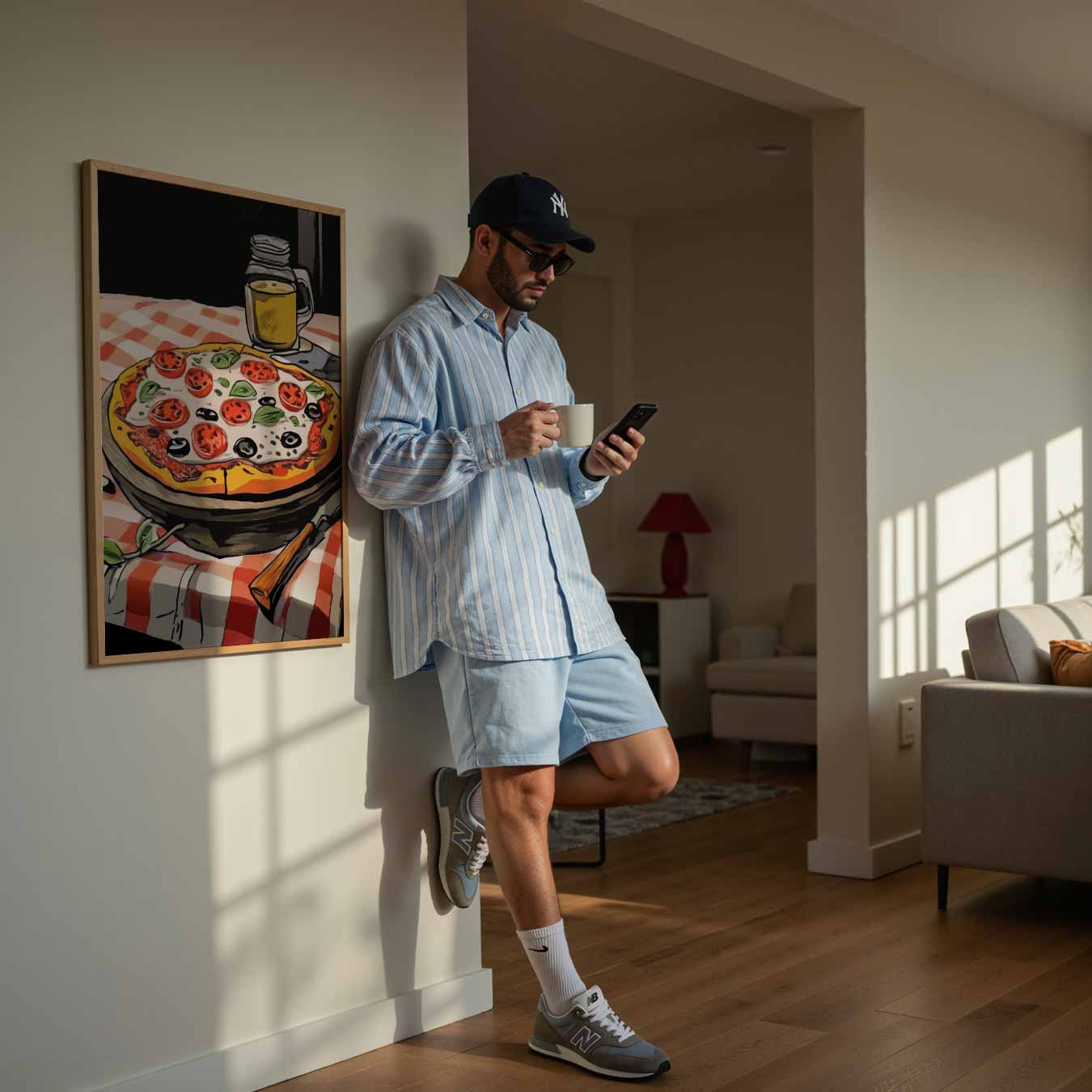 Pizza-avond Poster-WallArtistic