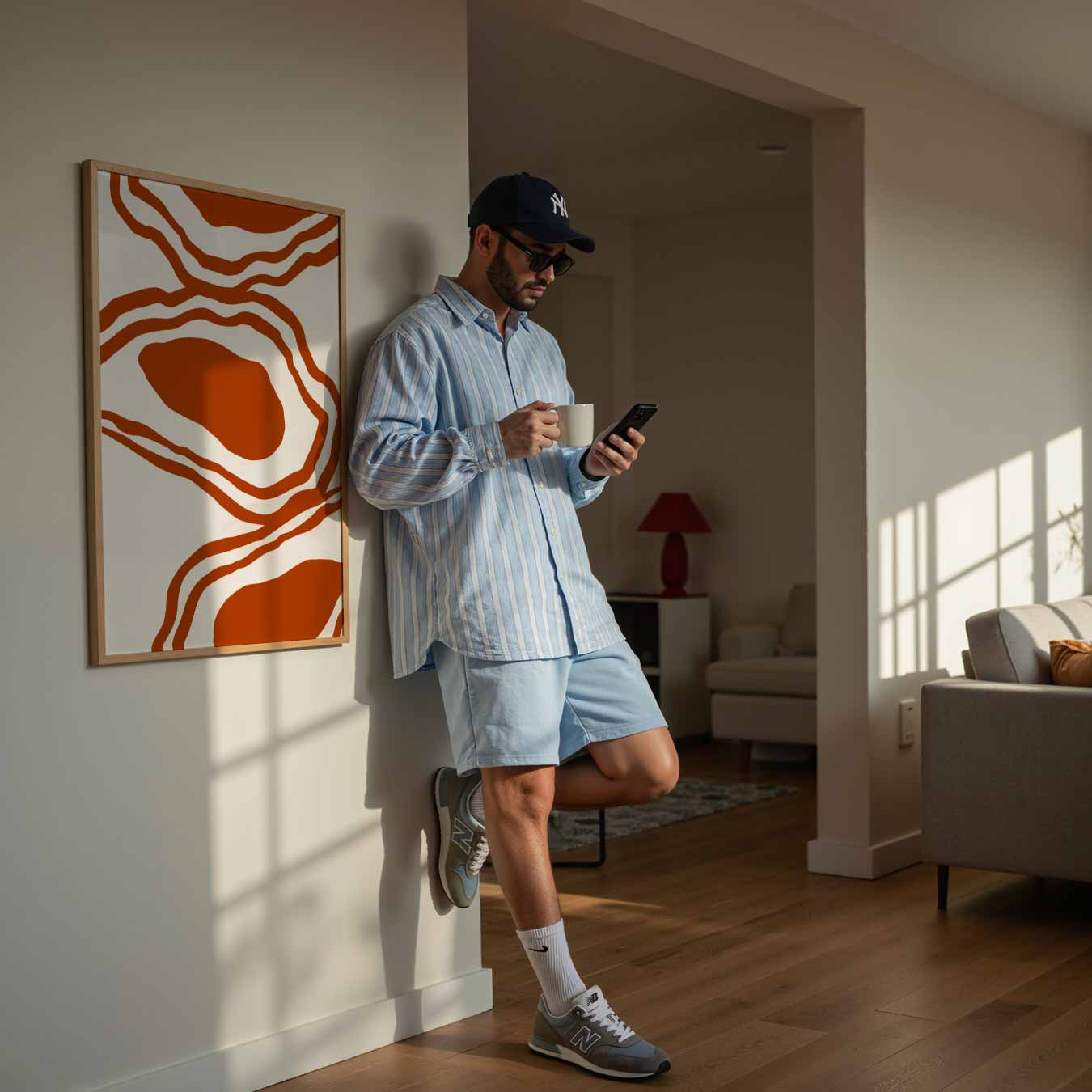 Organische Patronen Poster-WallArtistic