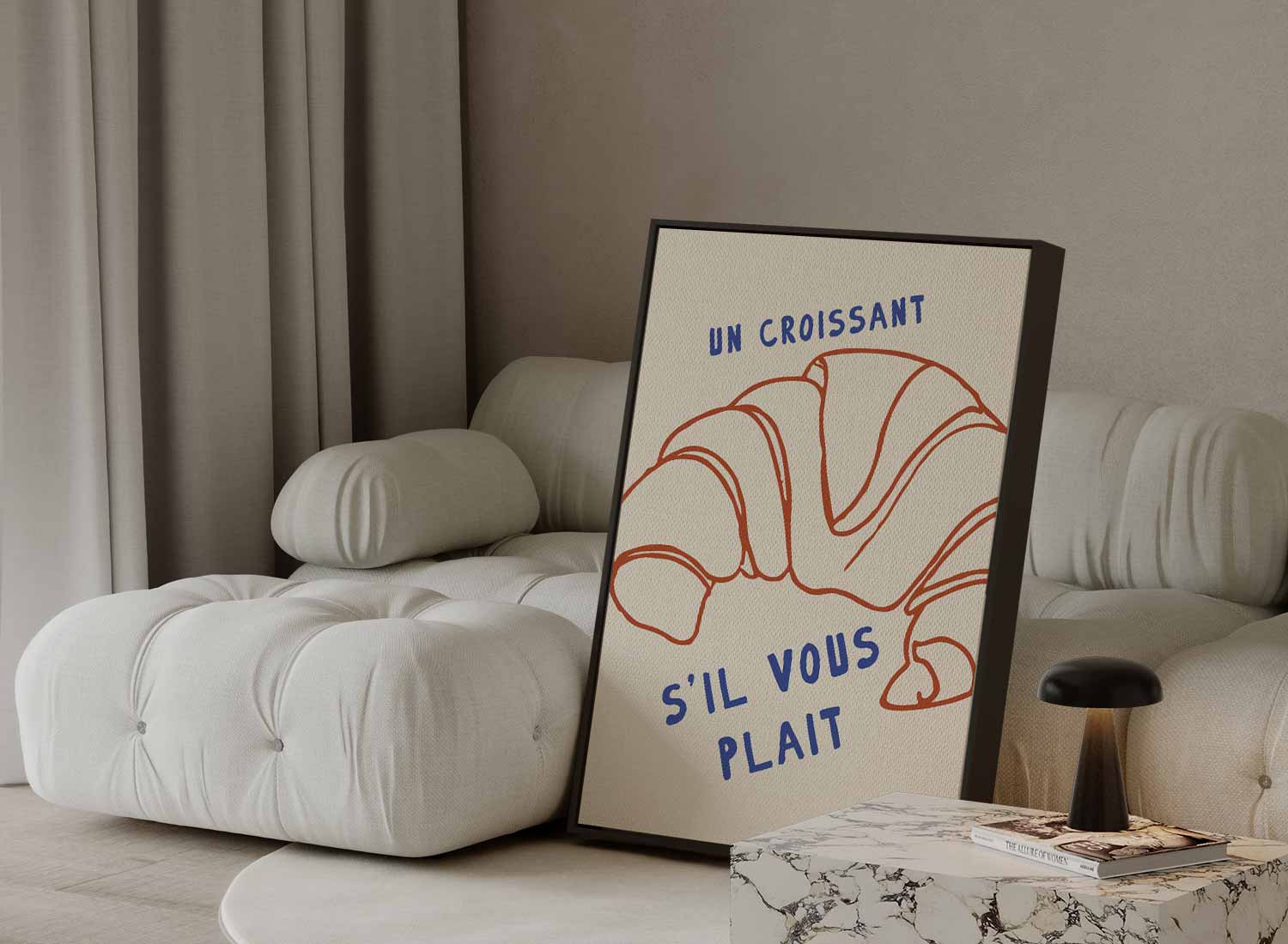 Franse Croissant Poster