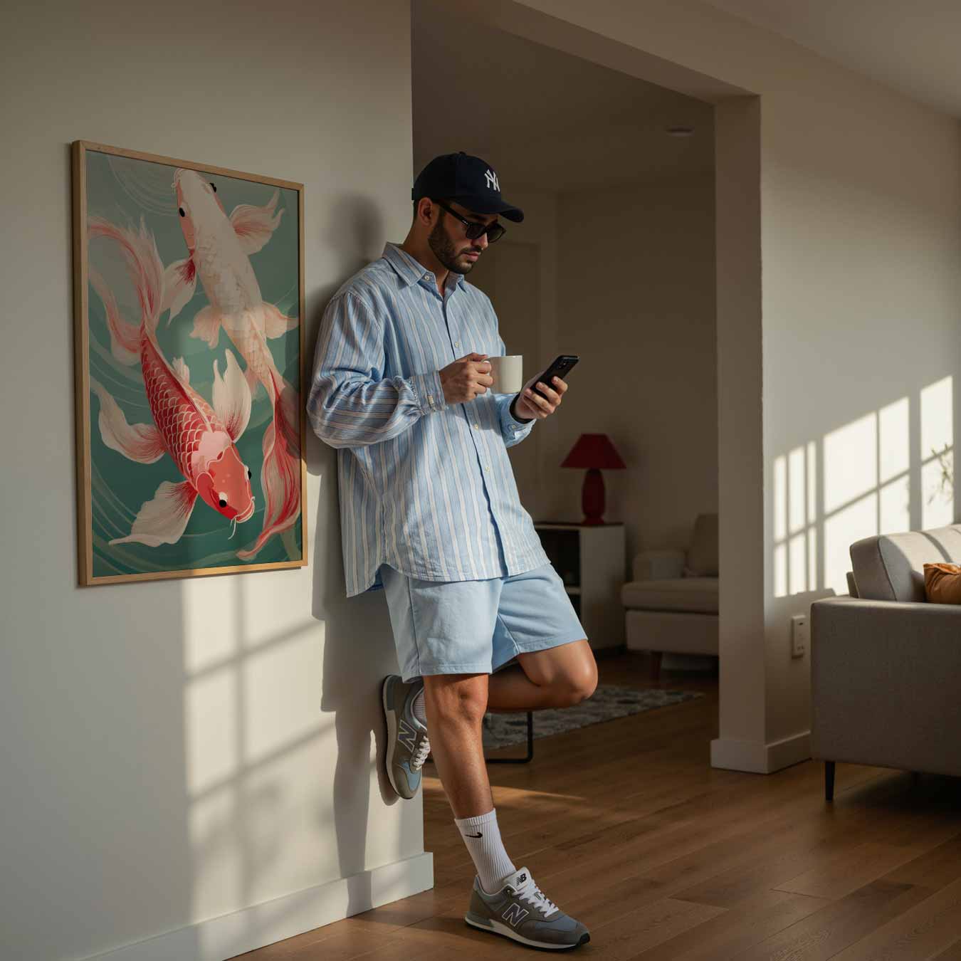 Koi Karper Elegantie Poster-WallArtistic