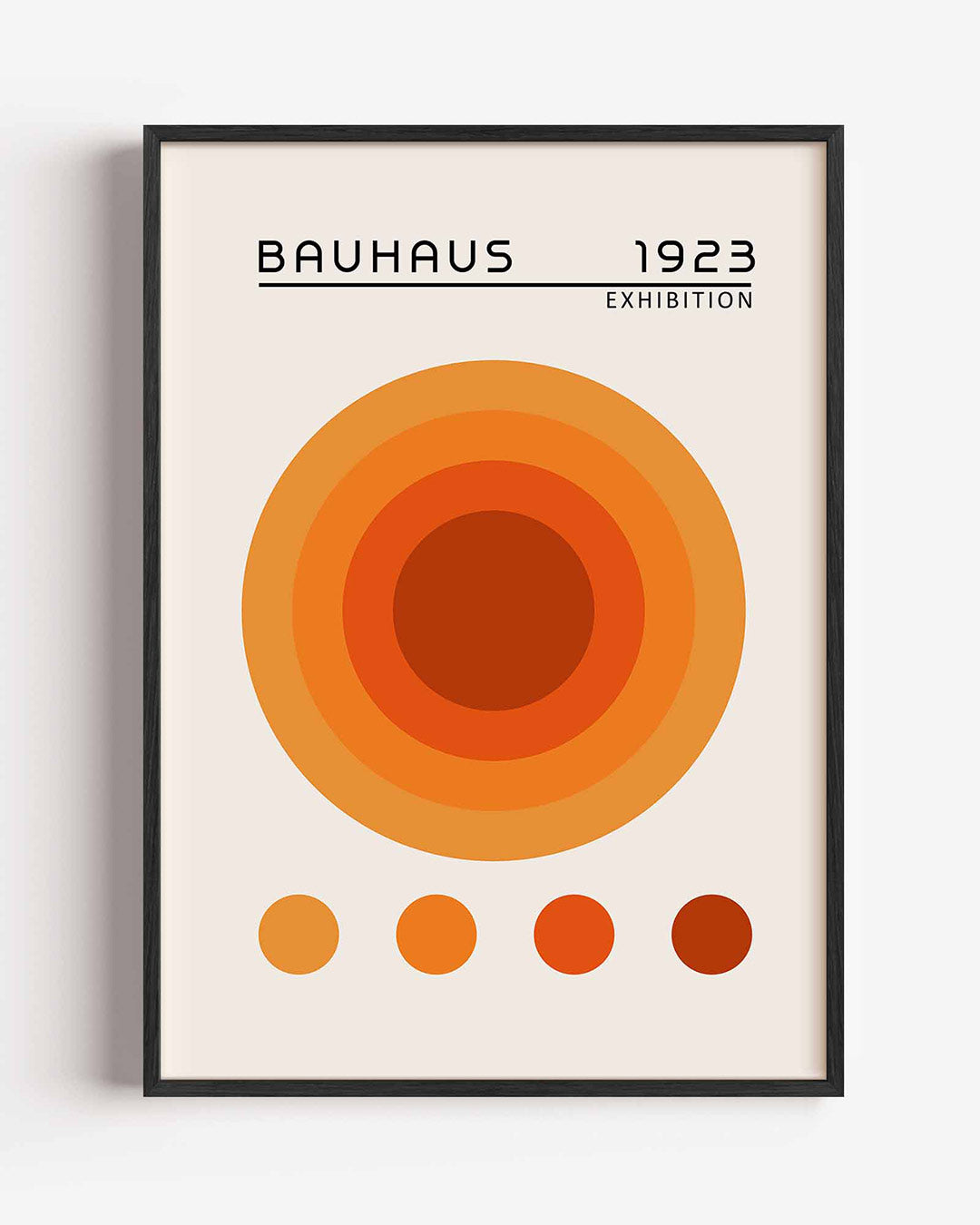 Cirkelvormen en kleur Poster