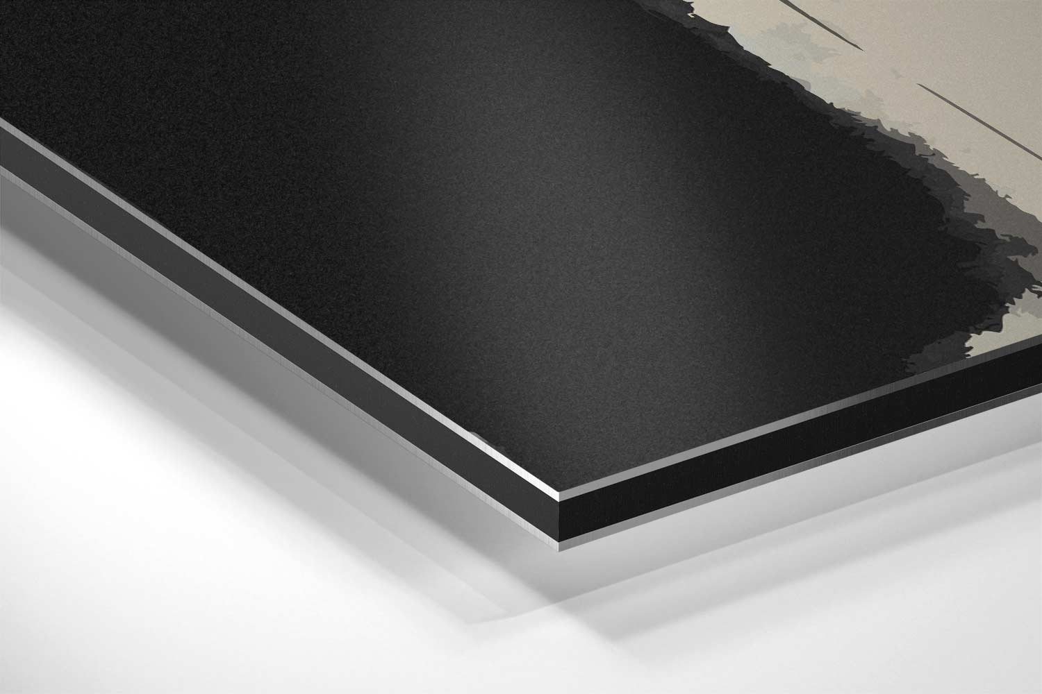 Abstracte Harmonie van Vormen Kunstwerk-canvas-dibond-plexiglas-wanddecoratie-WallArtistic