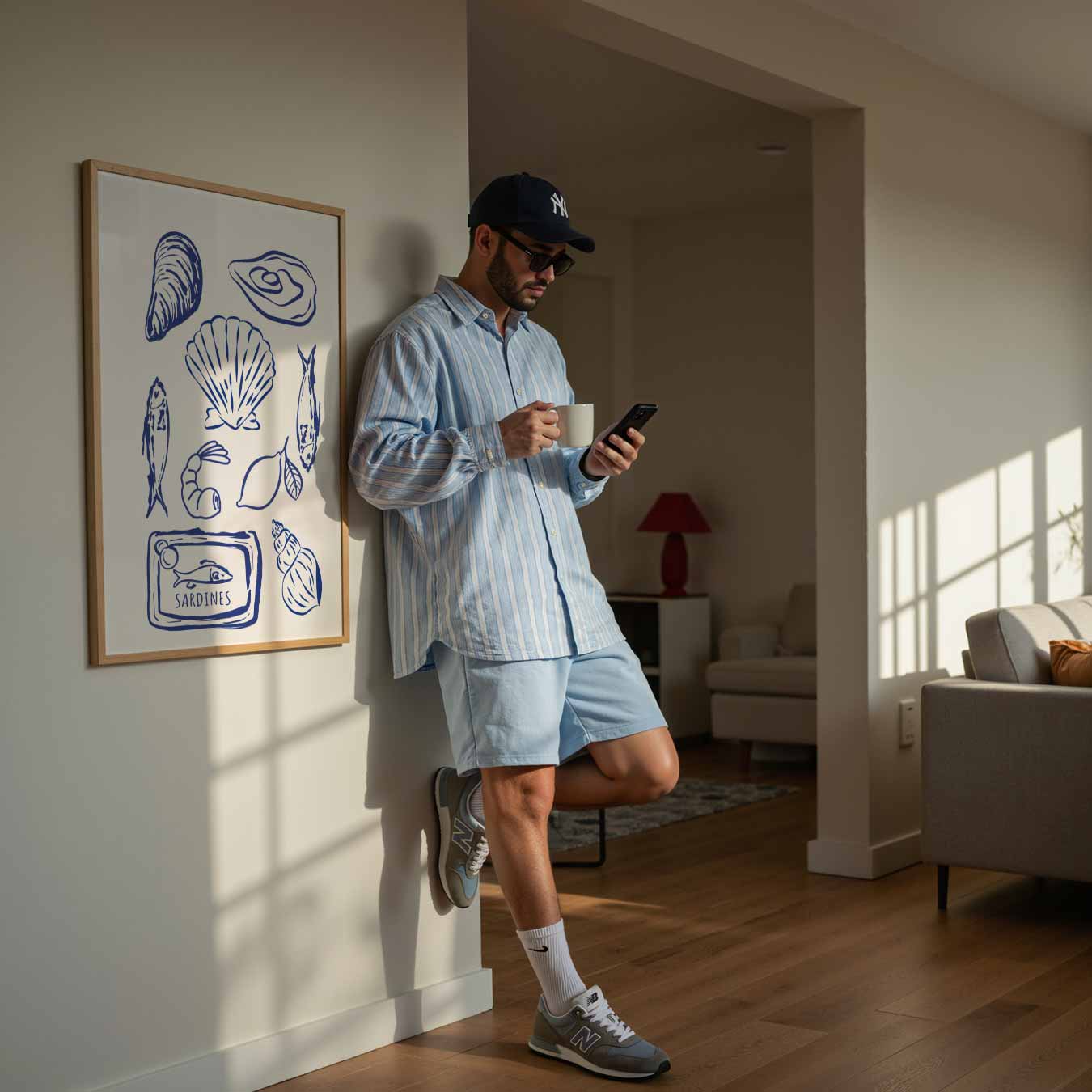 Zeevruchten Illustratie Poster-WallArtistic