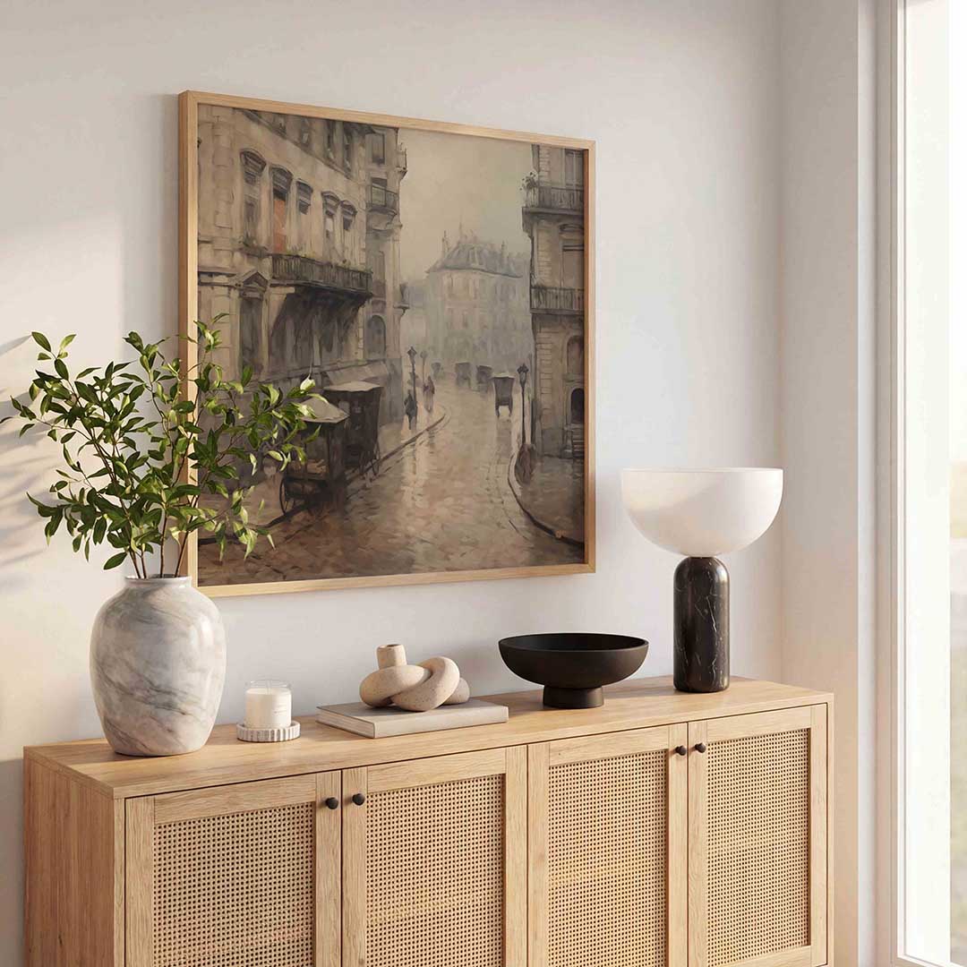 Historische straat Poster