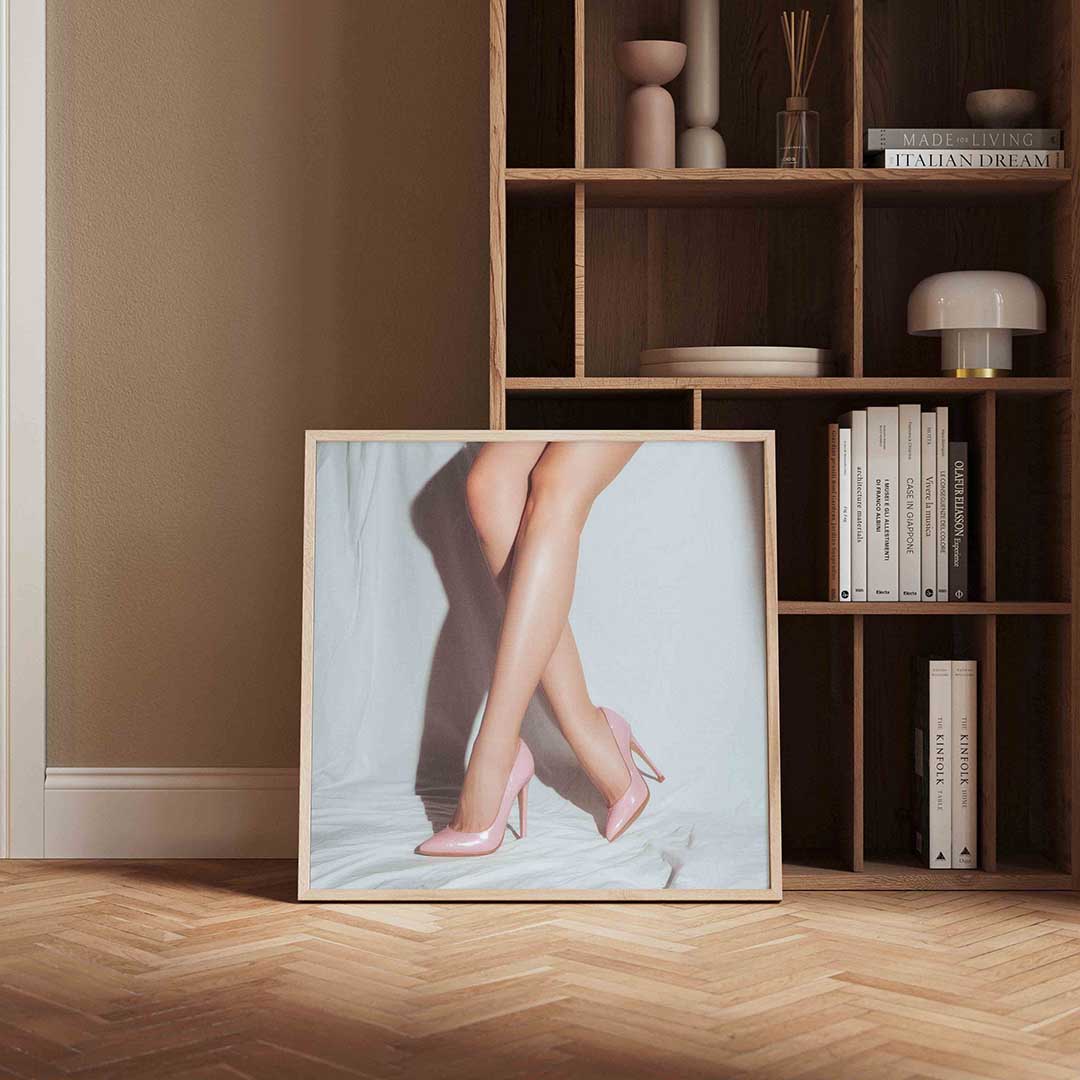 Roze hakken Poster