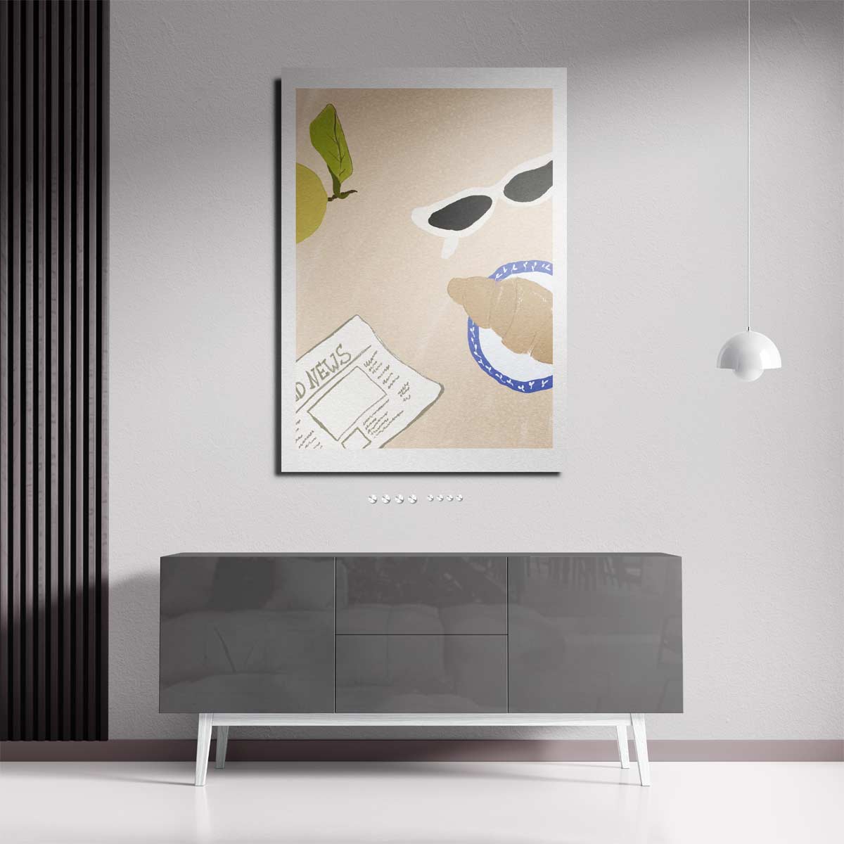 Ontspannen Zondagochtend Stilleven Kunstwerk-canvas-dibond-plexiglas-wanddecoratie-WallArtistic