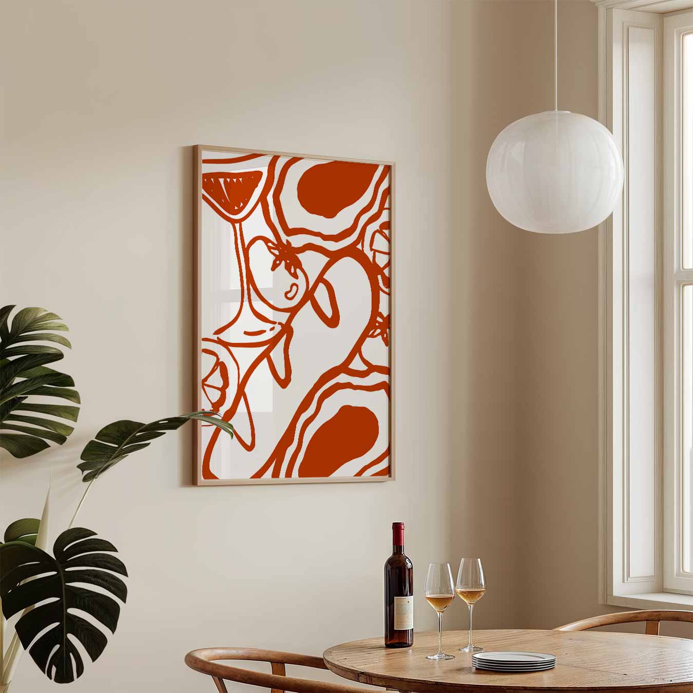 Stijlvolle Eetlust Vangst Poster-WallArtistic