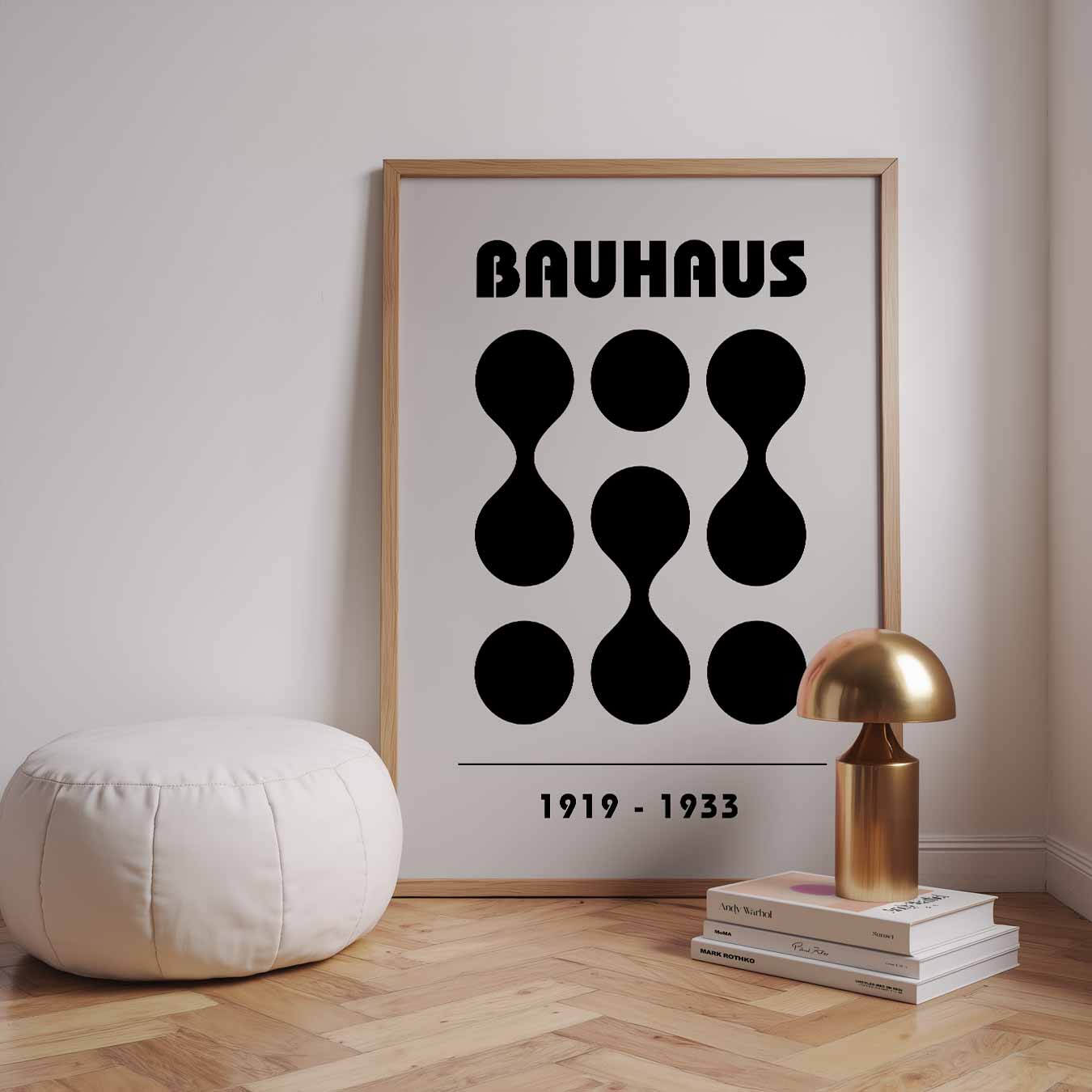 Bauhaus Elegantie Poster-WallArtistic