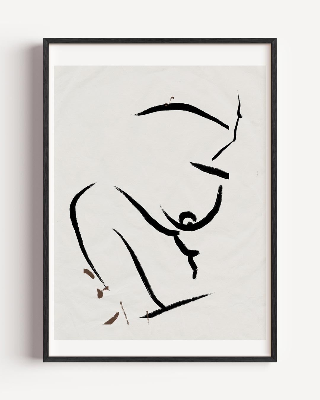 Minimalistische Lichaamskunst Poster-WallArtistic