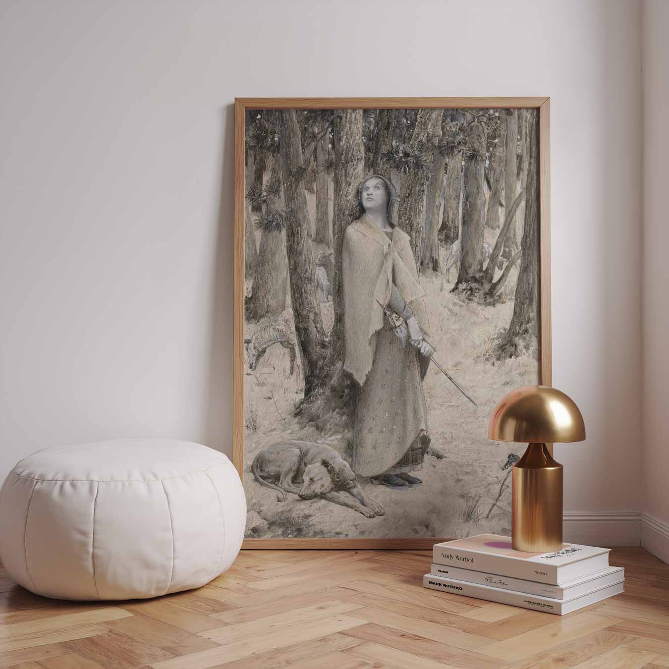 Mystieke Boswandeling Poster-WallArtistic