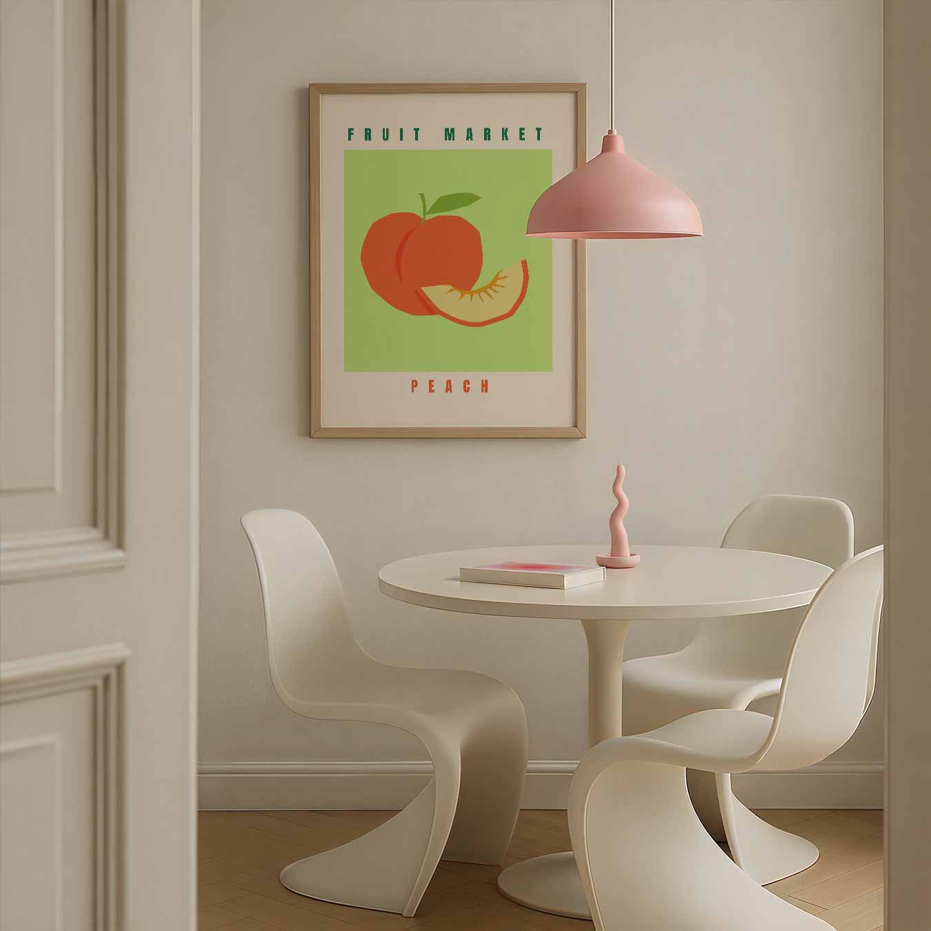 Fruit Market Perzik Poster