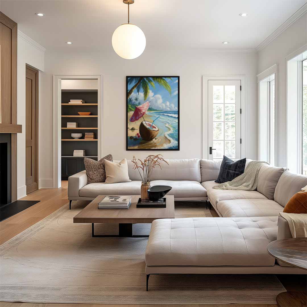Tropische Dagdroom Kunstwerk-canvas-dibond-plexiglas-wanddecoratie-WallArtistic