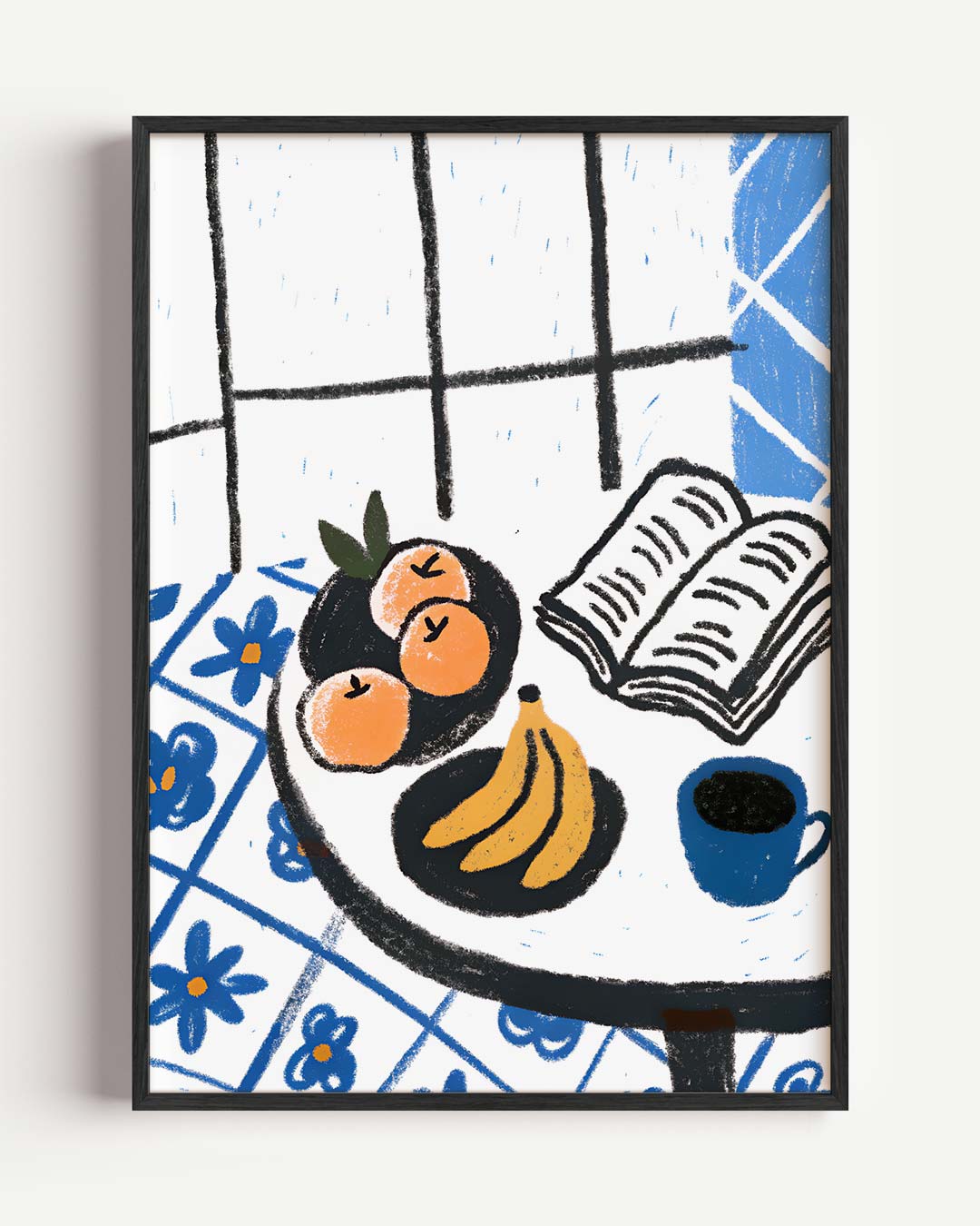 Ontspannen Ochtendmoment Poster-WallArtistic