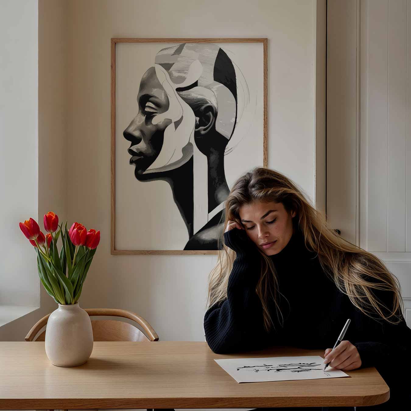 Abstracte Elegantie Poster-WallArtistic