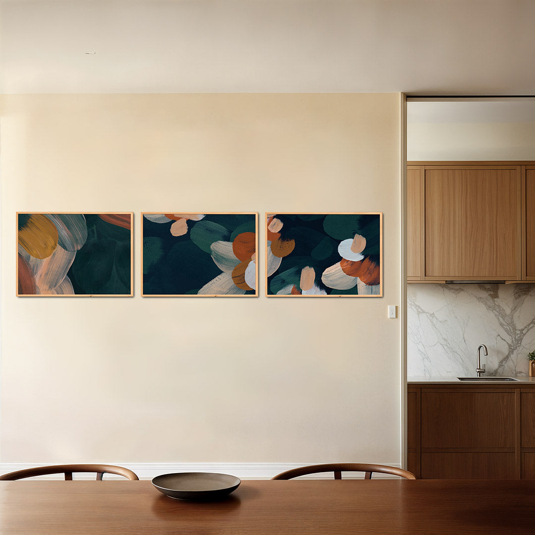 Kleurvlakken harmonie Posterset