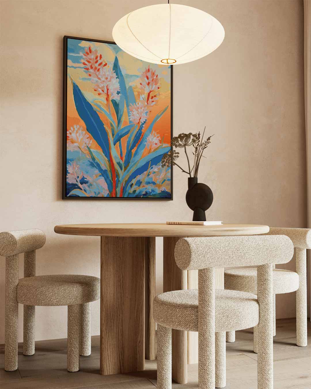 Kleurrijke Bloemenpracht Kunstwerk-canvas-dibond-plexiglas-wanddecoratie-WallArtistic