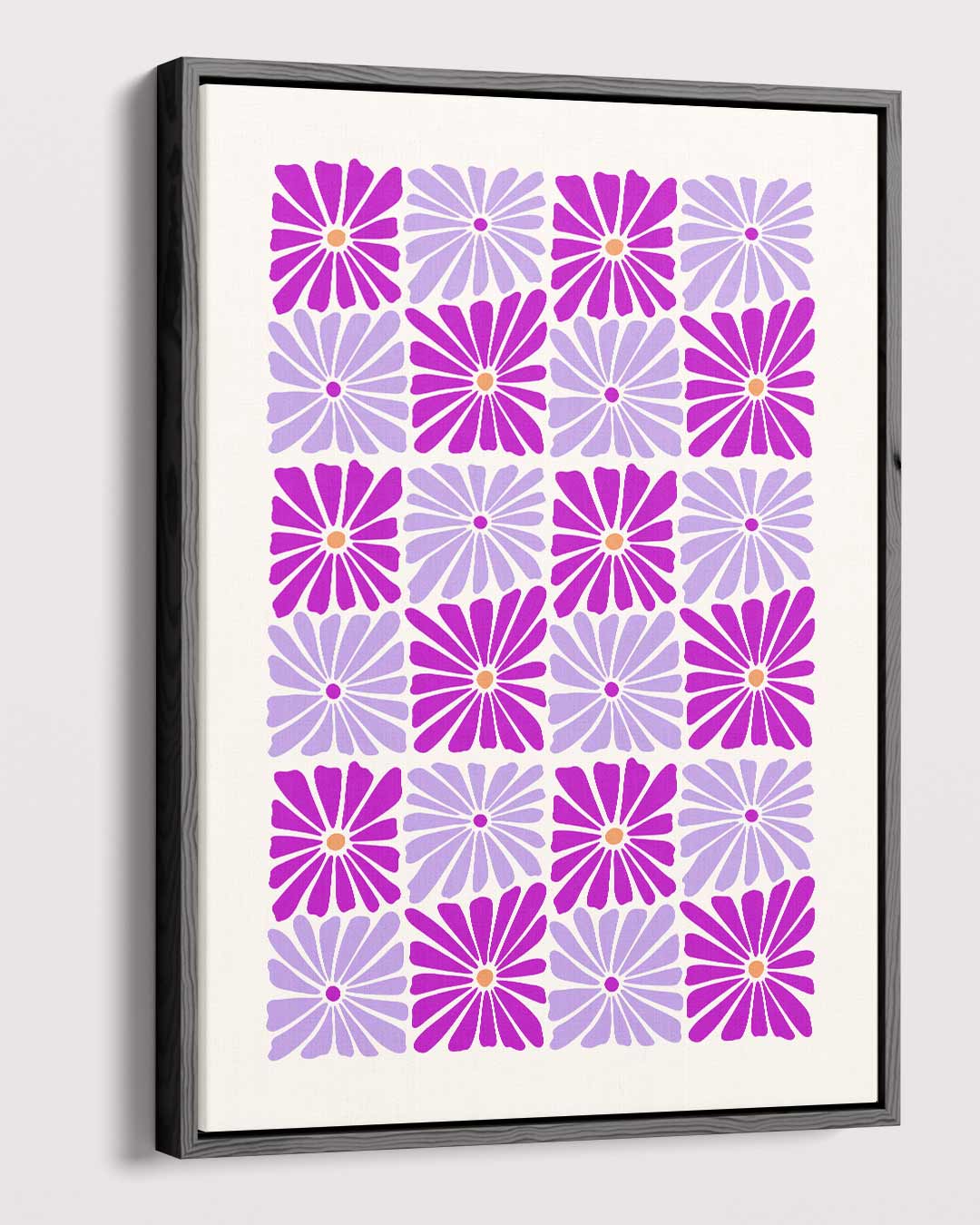 Bloemenpracht in Paars Kunstwerk-canvas-dibond-plexiglas-wanddecoratie-WallArtistic