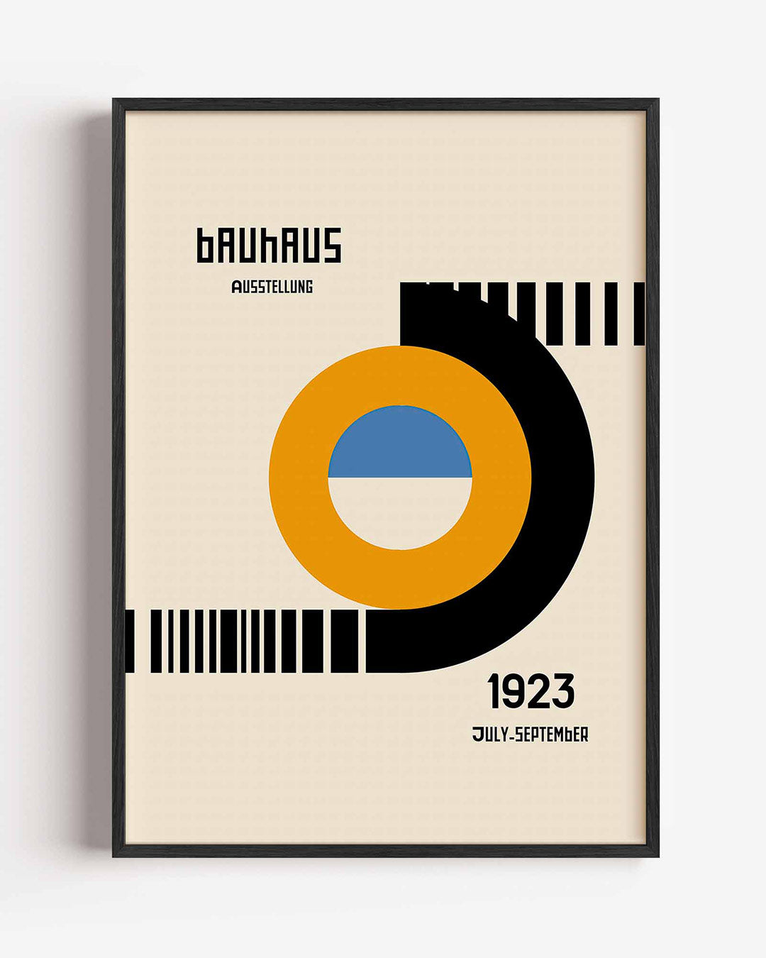 Cirkel en lijnen Poster