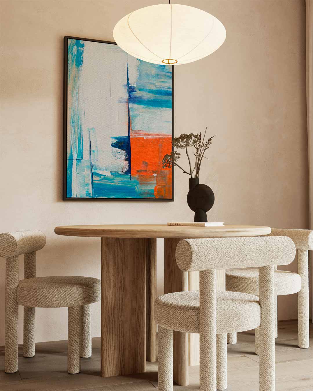 Abstracte Kleurenpracht Kunstwerk-canvas-dibond-plexiglas-wanddecoratie-WallArtistic