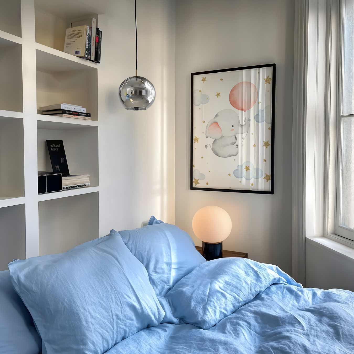 Dromerige Olifanten Poster-WallArtistic